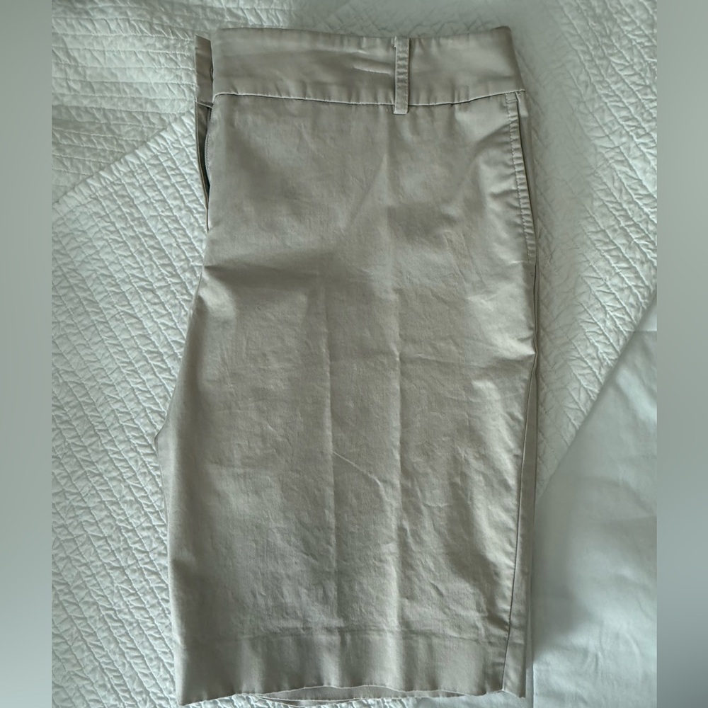 Ann Taylor Loft Women's Chino Shorts- 2 Pairs - Tan and Black - Size 12 - Picture 5 of 10